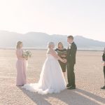 private desert wedding ceremony