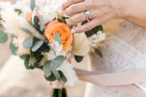 linda's ring and bouquet