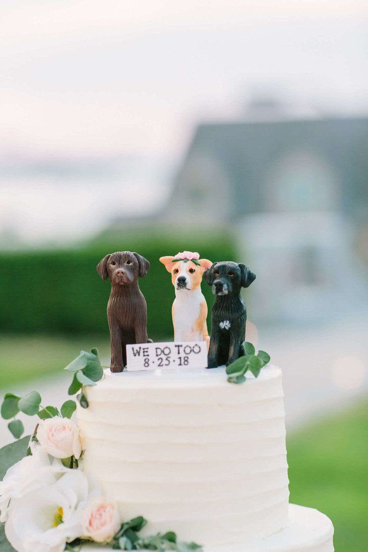 doggy wedding cake toppers