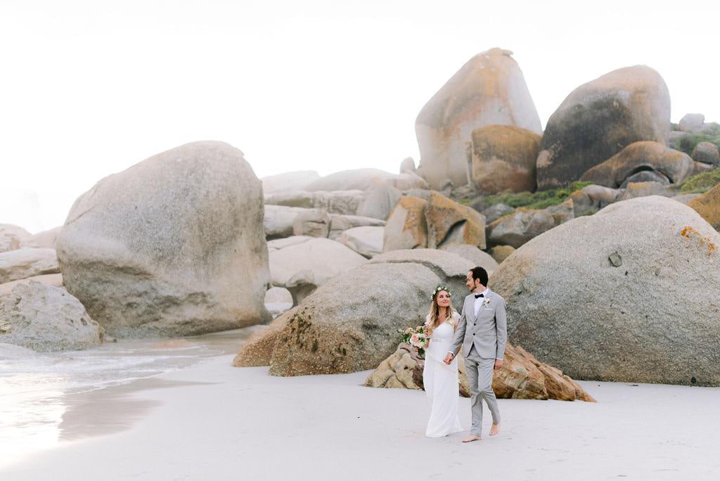 couple eloping in cape town