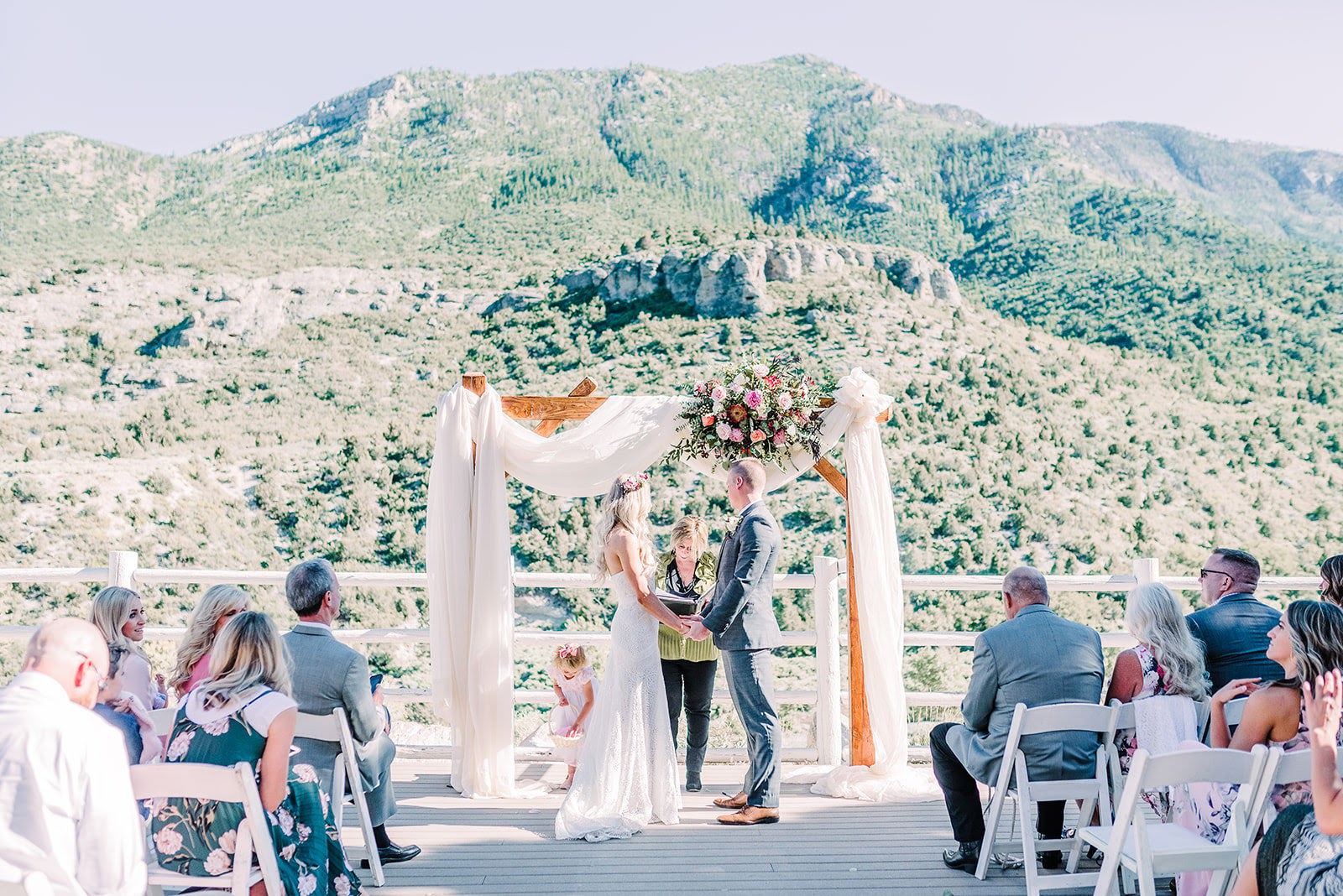 small outdoor wedding